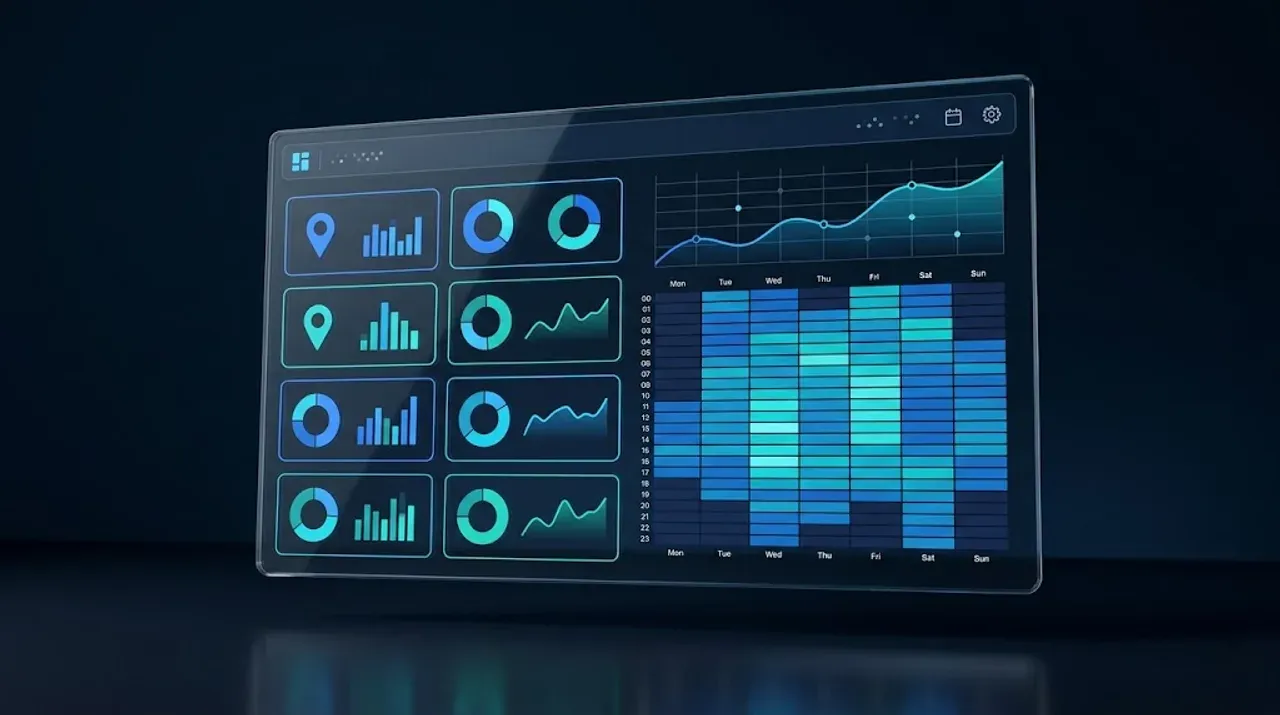 Dashboard nhiều chi nhánh và heatmap lưu lượng khách F&B